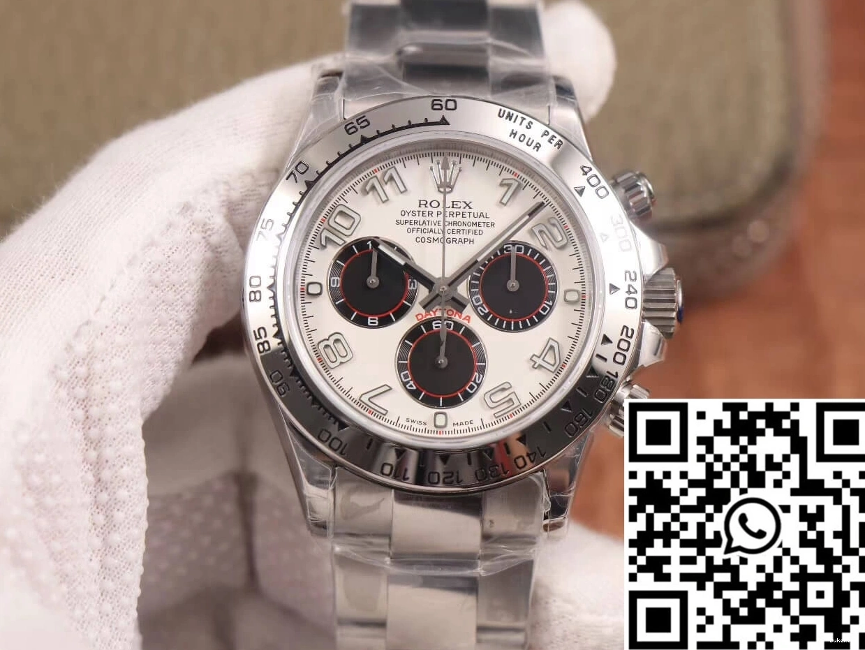 White Cosmograph Factory Dial Daytona 116509 Rolex JH 0927